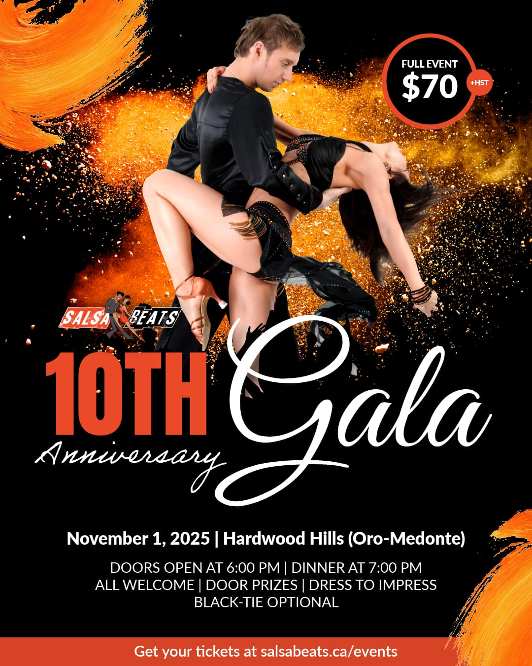 Salsa Beats 10th Anniversary Gala Full Event ticket
